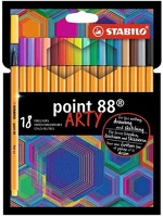 Stabilo 07.01990 Tűfilc  point 88 0,4mm arty 18 darabos kép