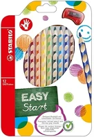 Stabilo 07.02294 Színes ceruza  easycolors háromszögletű jobbkezes 12 darabos kép