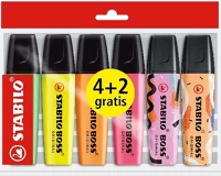 Stabilo 07.03163 Szövegkiemelő  boss  4+2 darabos kép