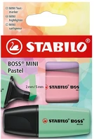 Stabilo 07/3-2-03 Szövegkiemelő  boss mini pastel 3 darabos kép