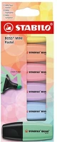 Stabilo 07/6-2-01 Szövegkiemelő  boss mini pastel 6 darabos kép