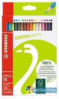 Stabilo 6019/2-18 Stabilo greencolors 18db-os vegyes színű színes ceruza