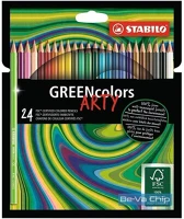 Stabilo 6019/24-1-20 Színes ceruza stabilo greencolors hatszögletű 24 db/készlet környezetbarát