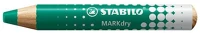 Stabilo 648/43 Jelölőceruza  markdry fehér táblákhoz és flipchartpapírhoz vastag kerek heggyel zöld kép
