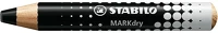 Stabilo 648/46 Jelölőceruza  markdry fehér táblákhoz és flipchartpapírhoz vastag kerek heggyel fekete kép