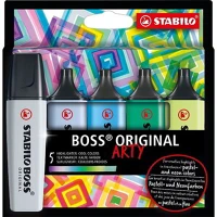 Stabilo 70/5-02-2-20 Stabilo boss original arty hideg színek 5 db/csomag szövegkielemő készlet