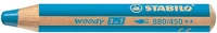 Stabilo 880/450 Színes ceruza  woody 3in1 hengeres vastag világoskék kép