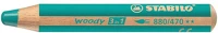 Stabilo 880/470 Színes ceruza  woody 3in1 hengeres vastag türkiz kép