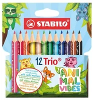 Stabilo COR_TST2051205 színes ceruza készlet, háromszögletű, vastag, stabilo 