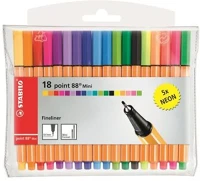 Stabilo COR_TST688182 Tűfilc készlet, 0,4 mm,  