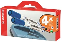 Stabilo TÁBLATÖRLŐVEL 4 Táblamarker  plan táblatörlővel 4 darabos kép