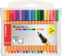 Stabilo TST688182 Tűfilc készlet, 0,4 mm,  