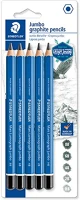 Staedtler 100J-S BK5 Művészeti grafitirón  design journey lumograph jumbo 5 db-os klt. kép