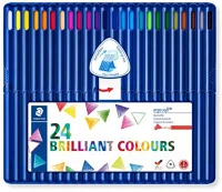 Staedtler 157 SB24 13 színes ceruza készlet, háromszögletű, staedtler 