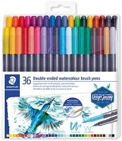 Staedtler 3001 TB36 Művészeti ecsetfilc  design journey kétvégű akvarell 36 db-os bliszteres kép