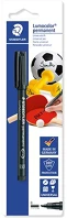 Staedtler 314-9 BK-1 Marker  lumocolor permanent b fekete sporteszközök jelölése bliszteres kép