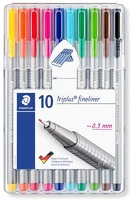 Staedtler 334 SB10 Tűfilc készlet, 0,3 mm,  