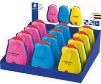 Staedtler 511 130-S Hegyező  1 lyukú műanyag zárható tartályos vegyes színek kép