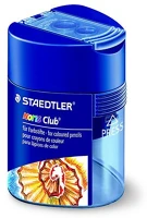 Staedtler 512 128 Hegyező, kétlyukú, tartályos,  