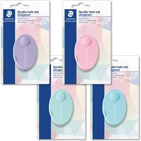 Staedtler 512PS2BKPA Hegyező  pastel 2 lyukú műanyag bliszteres kép