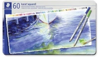 Staedtler COR_TS125M60 akvarell ceruza készlet, hatszögletű, fém doboz, staedtler 