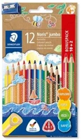 Staedtler COR_TS128NC12P1 színes ceruza készlet, háromszögletű, vastag, hegyezővel, staedtler kép