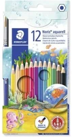 Staedtler COR_TS14410NC12 akvarell ceruza készlet, hatszögletű, ecsettel, staedtler 