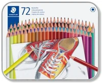 Staedtler COR_TS175M72 színes ceruza készlet, hatszögletű, fém dobozban, staedtler 
