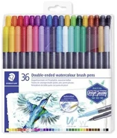 Staedtler COR_TS3001TB36 Ecsetirón készlet, 0,5-0,8/1,0-6,0 mm, kétvégű,  