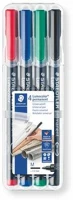 Staedtler COR_TS317WP4 Alkoholos marker készlet, OHP, 1 mm, STAEDTLER 