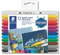 Staedtler COR_TS3190TB12 Textilfilc, kétvégű, ® 