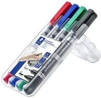 Staedtler COR_TS348WP4 alkoholos marker készlet, 0,6/1,5 mm, kúpos, kétvégű, staedtler kép