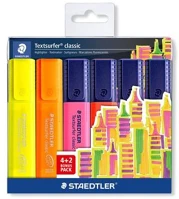 Staedtler COR_TS364SWP6P Szövegkiemelő készlet, 1-5 mm,  