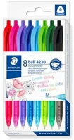 Staedtler COR_TS4230MC8 Golyóstoll, 0,5 mm, nyomógombos, ® 