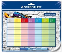 Staedtler COR_TS641SP2 Órarend, törölhető, öntapadós,  