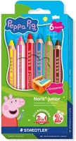 Staedtler KLT. 3 AZ Színes marokceruza  noris junior peppa 6 db-os klt. 3 az 1-ben kép