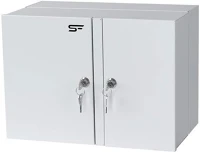 Stalflex PN2K-24D-3S-G Szürke 2 kamrás falra szerelhető üres optikai elosztódoboz kép