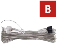 Standard D1ZB02 Hosszabbító kábel sorolható  fényfüzérekhez, áttetsző, 10 m kép