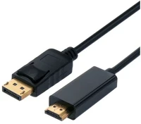 Standard S3683-10 Displayport - hdmi adapter kábel 5m fekete kép