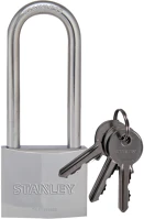 Stanley S742-017 Krómozott rézlakat, 50 mm, 3 kulcsos kép