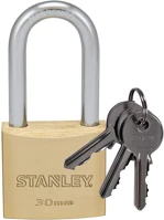 Stanley S742-042 Rézlakat, 30 mm, 3 kulcsos, dupla reteszelésű kengyel kép