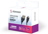Stansson CS-203-D 15cm usb micro kábel kép