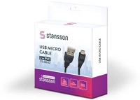 Stansson CS-206-D 2m usb micro kábel kép