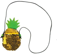 Starpak 447216 Válltáska  13,5x11,5 cm flitteres ananász kép