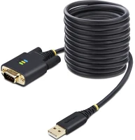 Startech 1P10FFC-USB-SERIAL Usb-a 2.0 -> serial rs-232 db9 m/m adatkábel 3m fekete kép