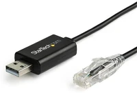 Startech 2.0 Usb-a 2.0 -> rj45 m/m konzol kábel 1.8m fekete kép