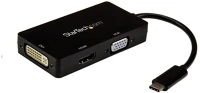 Startech 3-IN-1 USB 3.1 TO 3-in-1 usb 3.1 to hdmi, dvi, vga multiport adapter kép