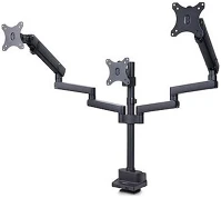 Startech 3MP2AG-MONITOR-ARM Triple monitor desk mount to 27inch screens spring arms kép