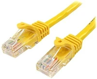 Startech 45PAT50CMYL Rj45 cat5e utp -> rj45 cat5e utp m/m adatkábel 0.5m sárga kép