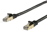 Startech 6ASPAT10MBK Rj45 cat6a 10gb stp -> rj45 cat6a 10gb stp m/m adatkábel 10m fekete kép